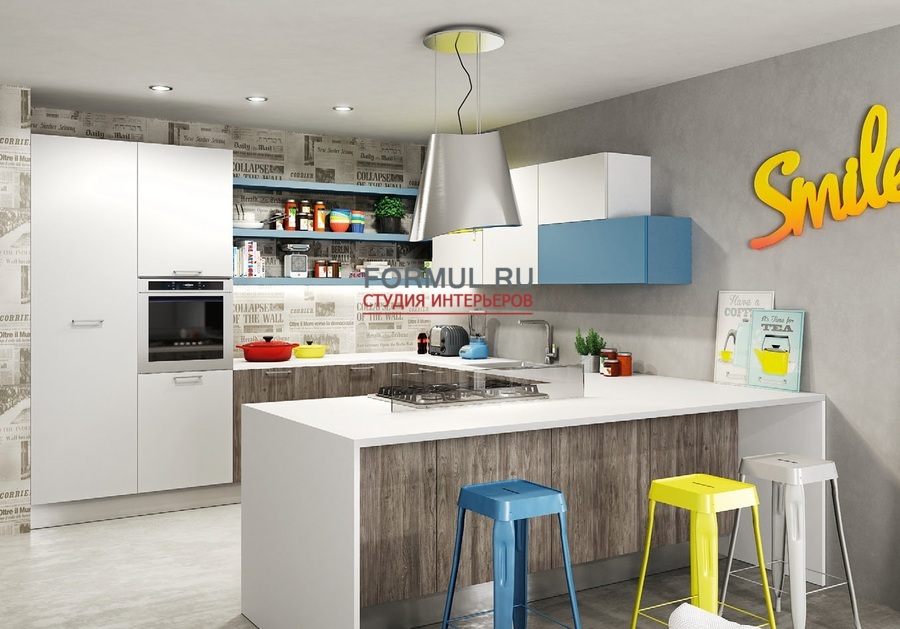 Кухня Berloni Sunny Deck Brace